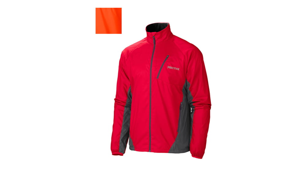 Marmot Mens Stride Jacket,Sunset Orange/Slate Grey,XL MAR0923-SO-SG-XL