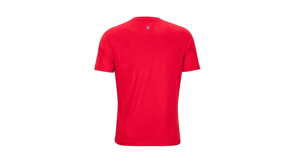 Marmot Mens Transporter Tee Short Sleeve, Tomato Heather, XXL, 54880-6925-XXL