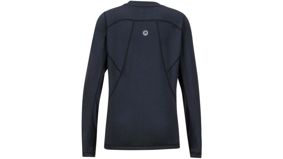 Marmot Midweight Harrier Crew - Boys, Black, Small, 10480-001-S