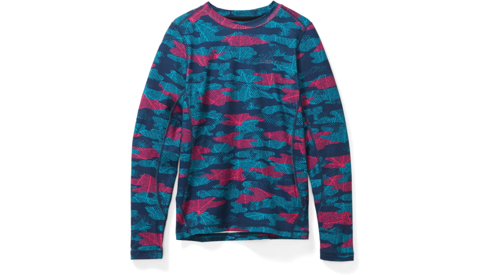 Marmot Midweight Harrier Crew - Boys, Arctic Navy Haze Camo, Large, 10480-1984-L