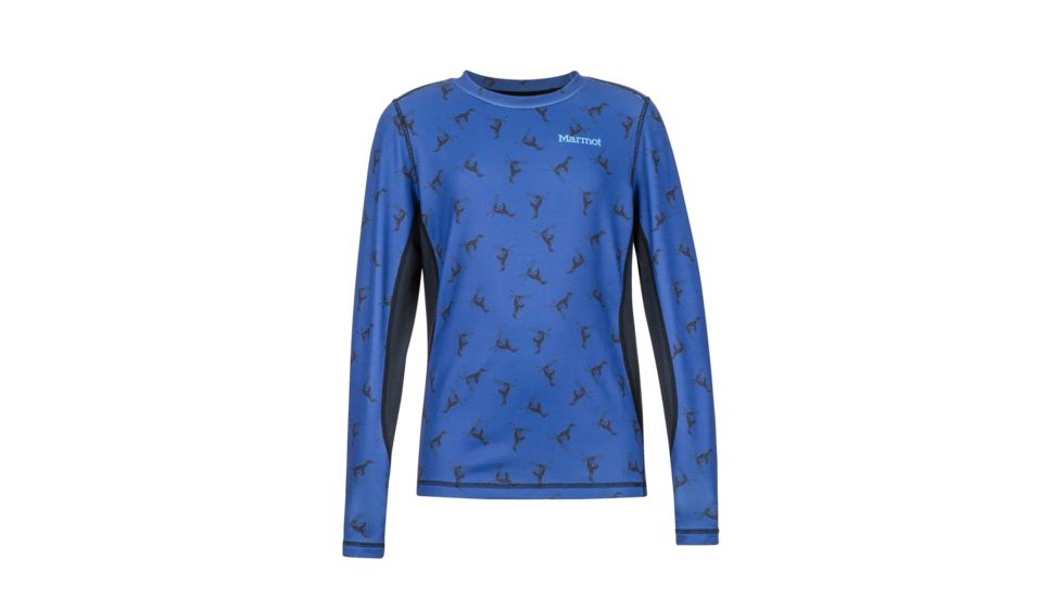 Marmot Midweight Harrier Crew - Boy's, Nightfall Penguin, XL, 10480-8698-XL