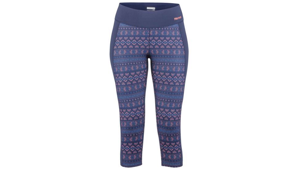 Marmot Midweight Meghan Capri - Womens, Arctic Navy Yucatan, M, 13180-8625-M