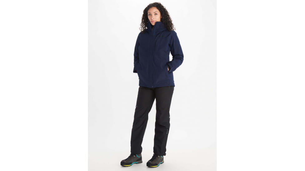 Marmot Minimalist Comp Jacket - Womens, Arctic Navy/Wild Rose, Medium, 35810-5996-M