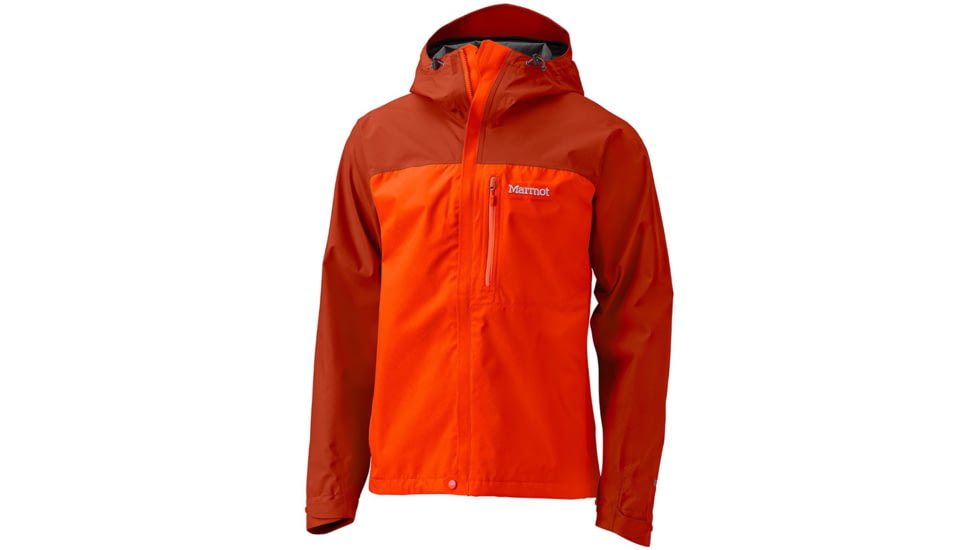 Marmot Minimalist Jacket - Men's-Sunset Orange/Rusted Orange-X-Large
