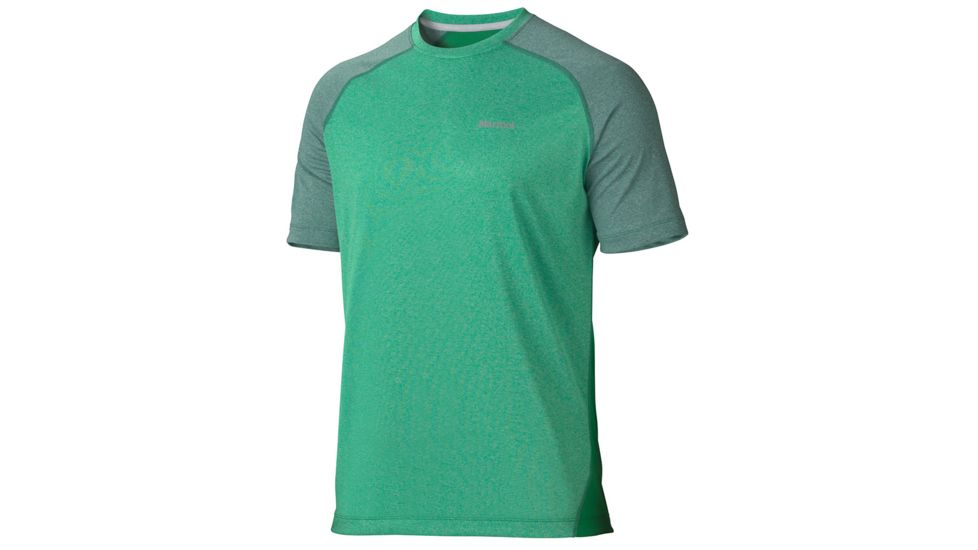 Marmot Mistral Short Sleeve Tee - Men's-Greenway Heather-Small