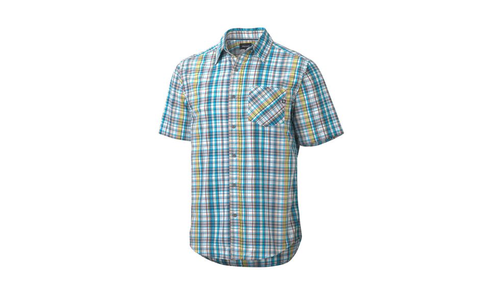 Marmot Mitchell Short Sleeve - Mens-Crystal Blue-X-Large