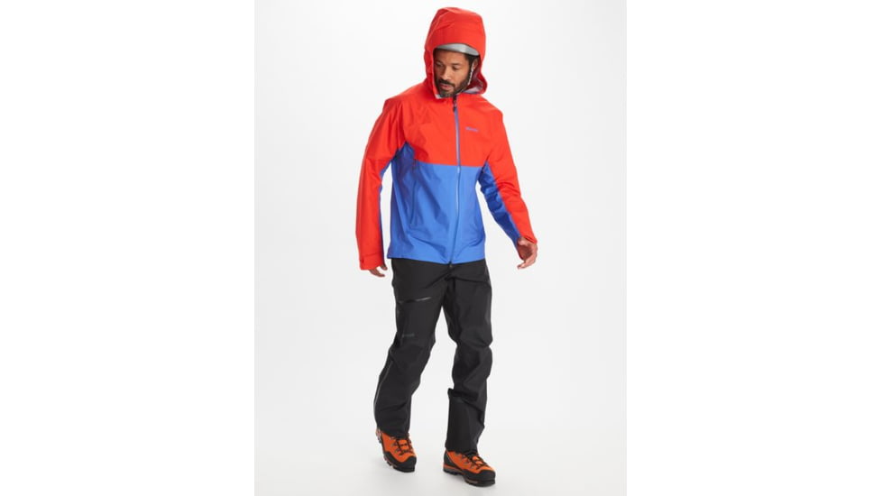 Marmot Mitre Peak GORE-TEX Jacket - Mens, Victory Red/Trail Blue, Small, M12685-21750-S