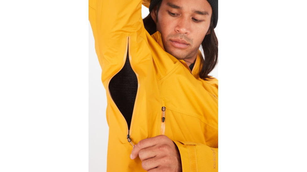 Marmot Mitre Peak GORE-TEX Jacket - Mens, Yellow Gold, Large, M12685-9472-L
