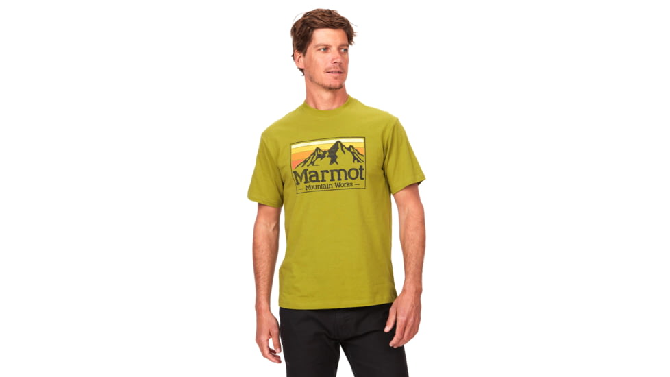 Marmot MMW Gradient Short Sleeve Tee - Men's, Cilantro, Large, M14823-4440-L