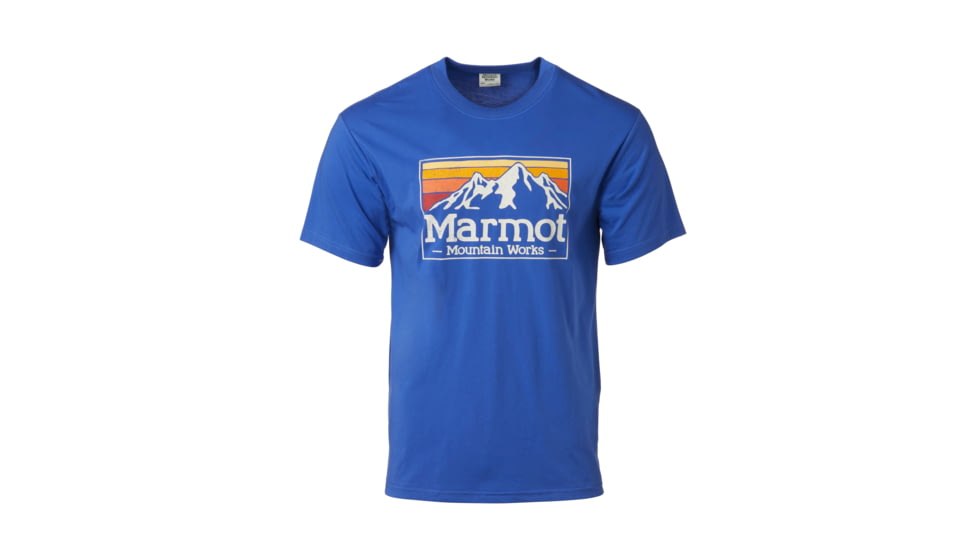Marmot MMW Gradient Short Sleeve Tee - Men's, Trail Blue, Extra Large, M14823-21538-XL