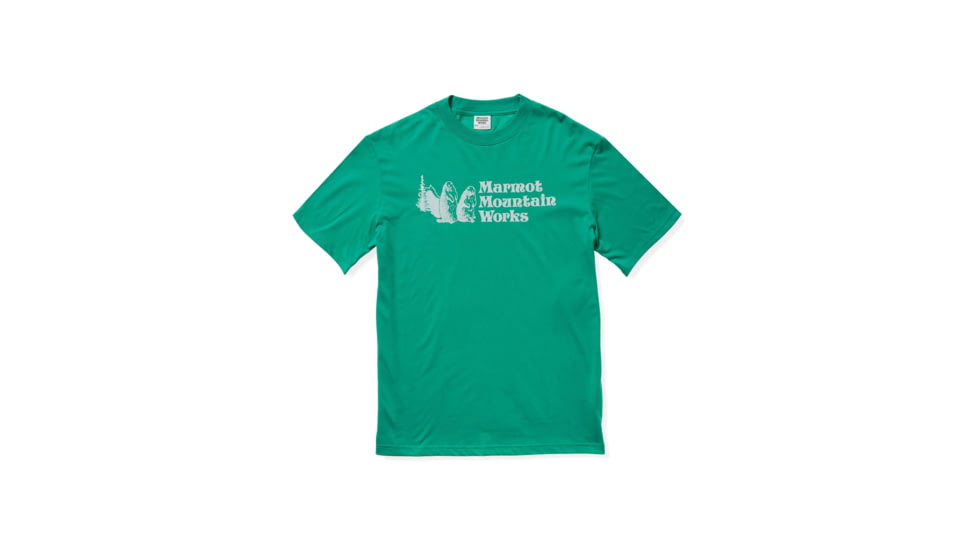 Marmot MMW Short Sleeve T-Shirts - Men's, Clover, Large, M15593-23095-L