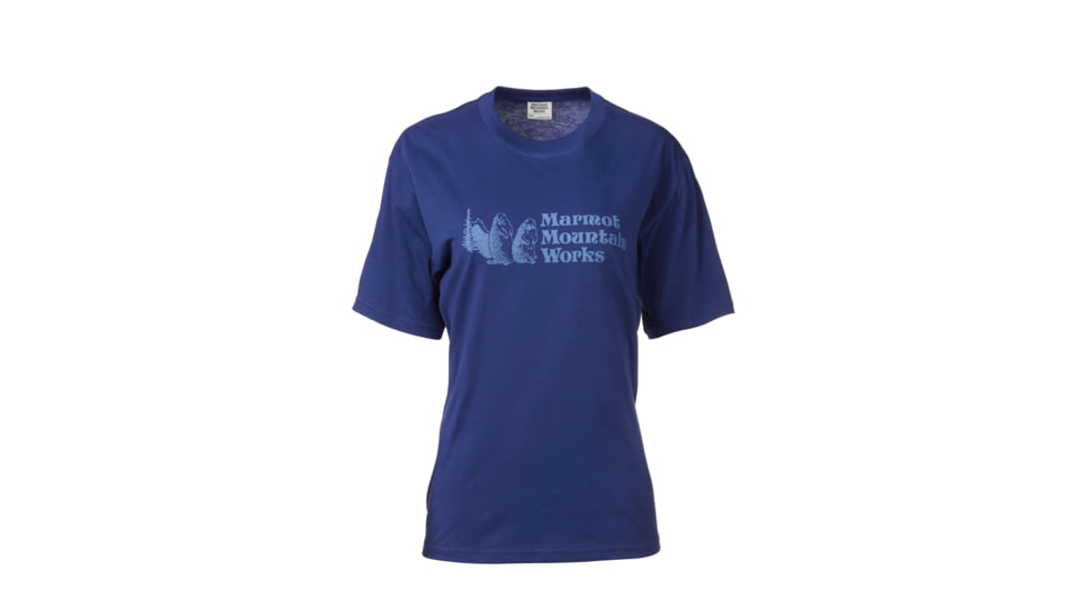 Marmot MMW Short Sleeve Tee - Womens, Twilight Blue, Extra Small, M15694-23091-XS