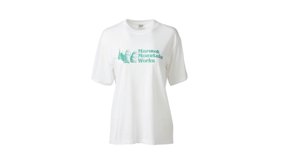 Marmot MMW Short Sleeve Tee - Women's, White, Large, M15694-080-L