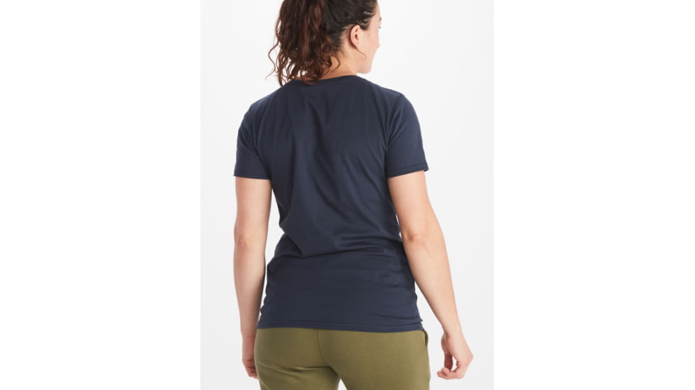 Marmot MMW Tee Short Sleeve - Womens, Arctic Navy, Medium, M13280-2975-M