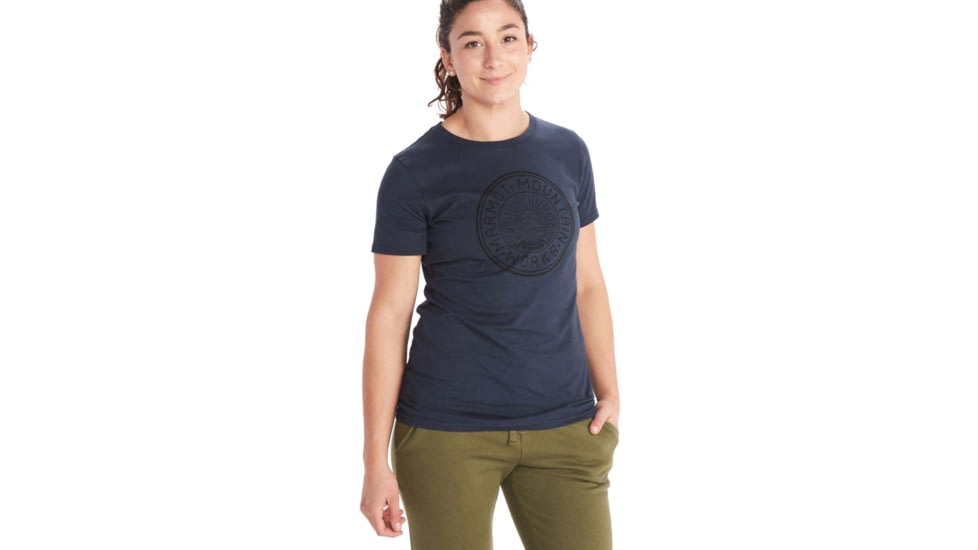 Marmot MMW Tee Short Sleeve - Womens, Arctic Navy, Medium, M13280-2975-M