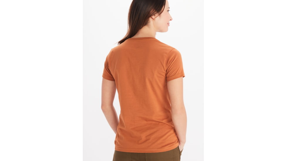 Marmot MMW Tee Short Sleeve - Womens, Copper, Large, M13280-7160-L
