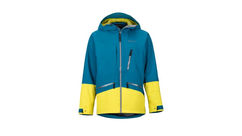 Marmot Moment Jacket - Mens, Moroccan Blue/Citronelle, Medium, 74860-MB/C-M-DEMO