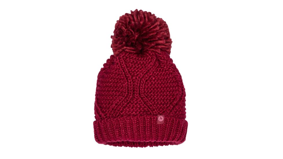 Marmot Monica Hat - Womens, Claret/Dry Rose, One Size, 19410-7893-ONE