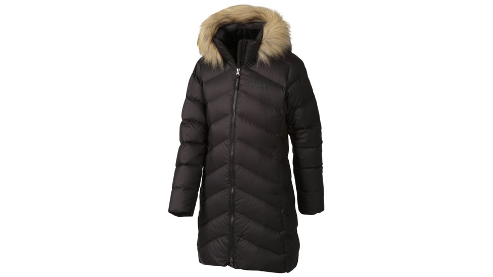 Marmot Montreaux Coat - Girl's-True Black-X-Large