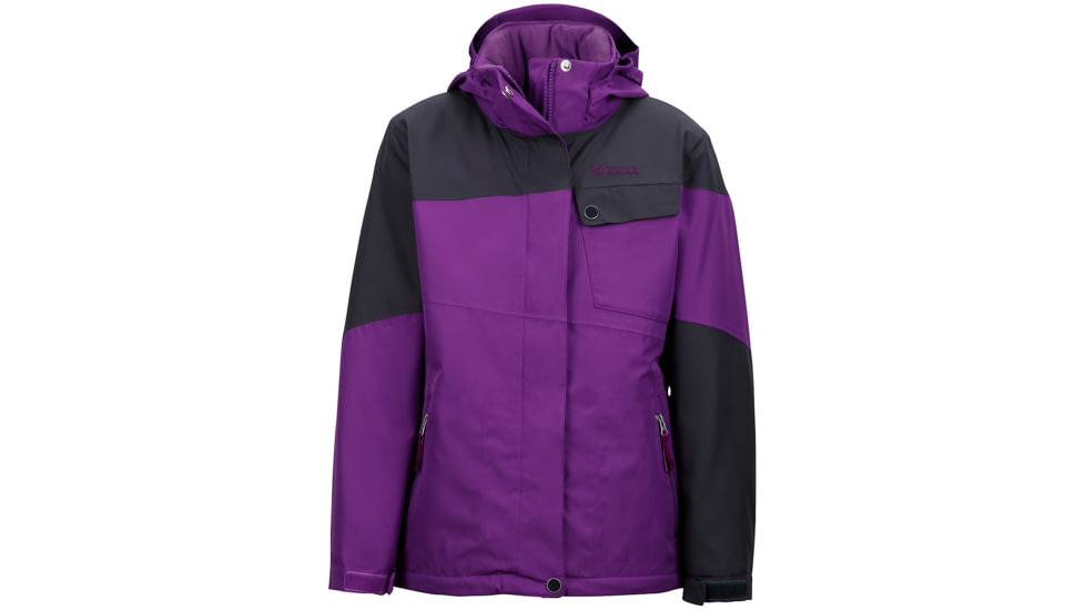 Marmot Moonstruck Jacket - Girl's-Mystic Purple/Dark Steel-X-Large