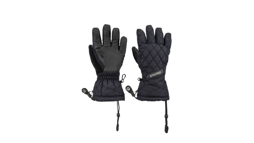 Marmot Moraine Glove - Womens, Black, Small, 14840-001-S