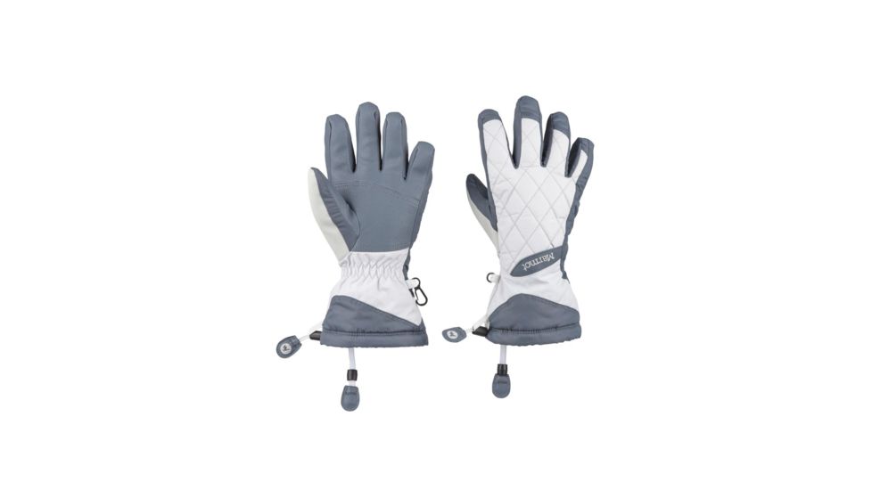 Marmot Moraine Glove - Womens, Steel Onyx/Bright Steel, Large, 14840-1799-L