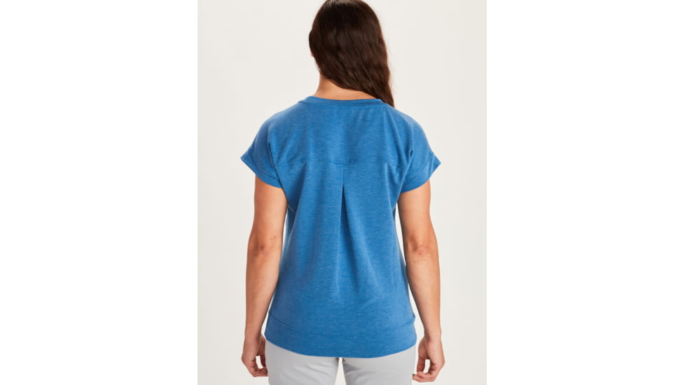 Marmot Morgan Short Sleeve T-Shirt - Womens, Classic Blue Heather, Small, 47650-3132-S