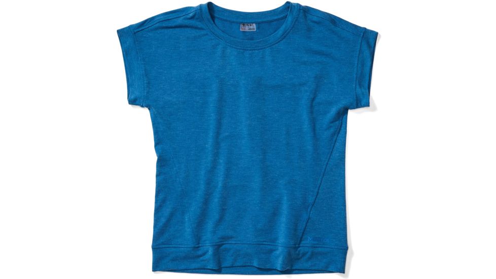 Marmot Morgan Short Sleeve T-Shirt - Womens, Classic Blue Heather, Small, 47650-3132-S