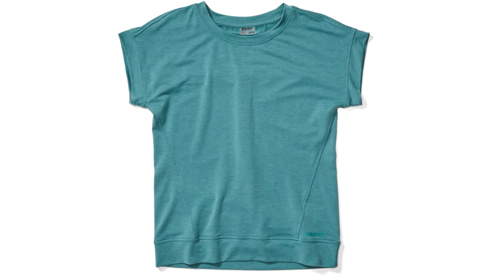 Marmot Morgan Short Sleeve T-Shirt - Womens, Deep Jungle Heather, Small, 47650-4997-S