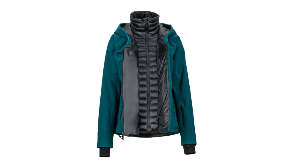 Marmot Moritz Jacket - Womens, Deep Teal, Large, 79650-2209-L