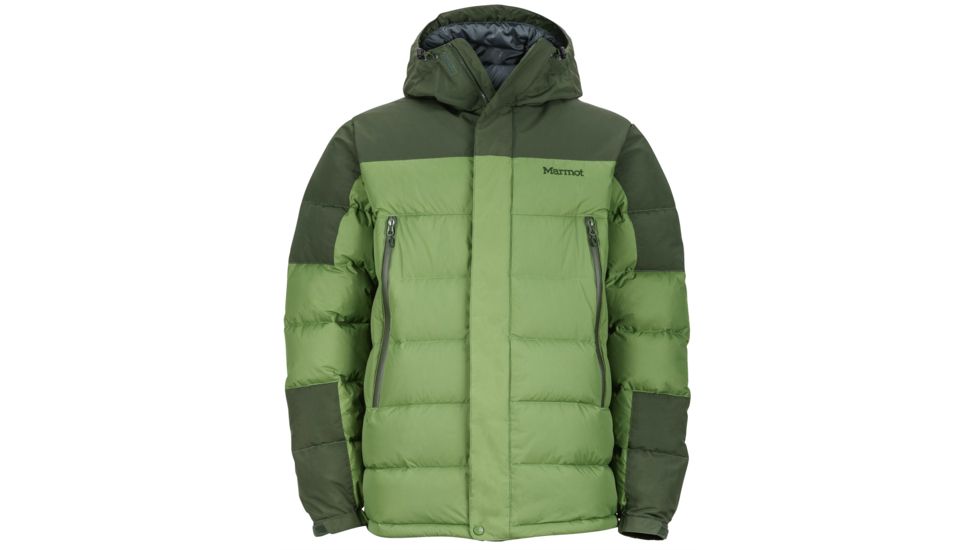 Marmot Mountain Down Jacket - Men's-Alpine Green/Winter Pine-X-Large
