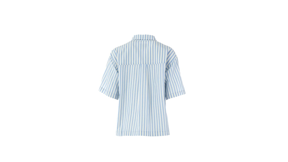 Marmot Muir Camp Novelty Short Sleeve - Womens, Blue Bonnet Austin Stripe, Medium, M15348-23326-M