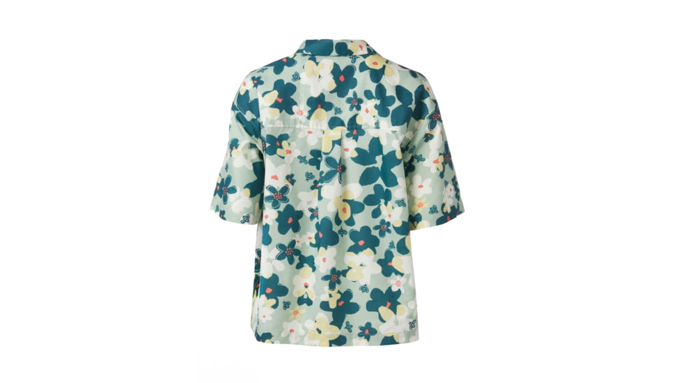 Marmot Muir Camp Novelty Short Sleeve - Womens, Frosty Green Pollinate, Medium, M15348-23311-M