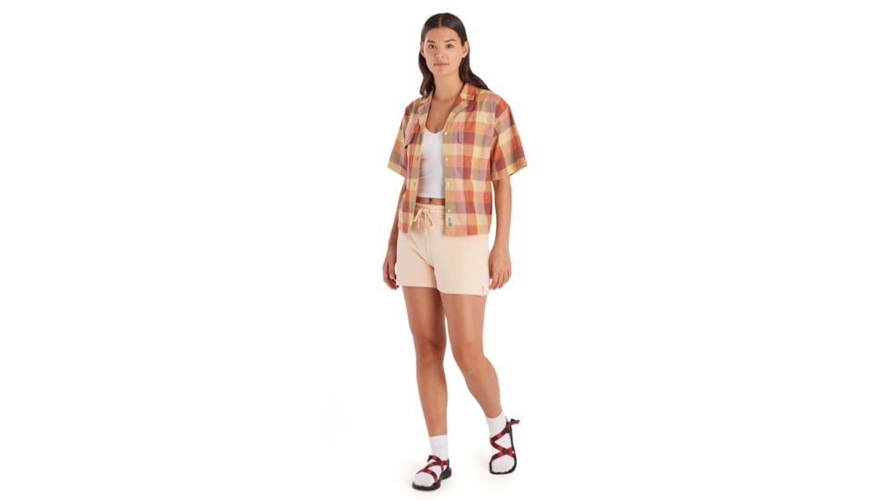 Marmot Muir Camp Novelty Short Sleeve - Womens, Sunburn Charlie Plaid, Small, M15348-23324-S