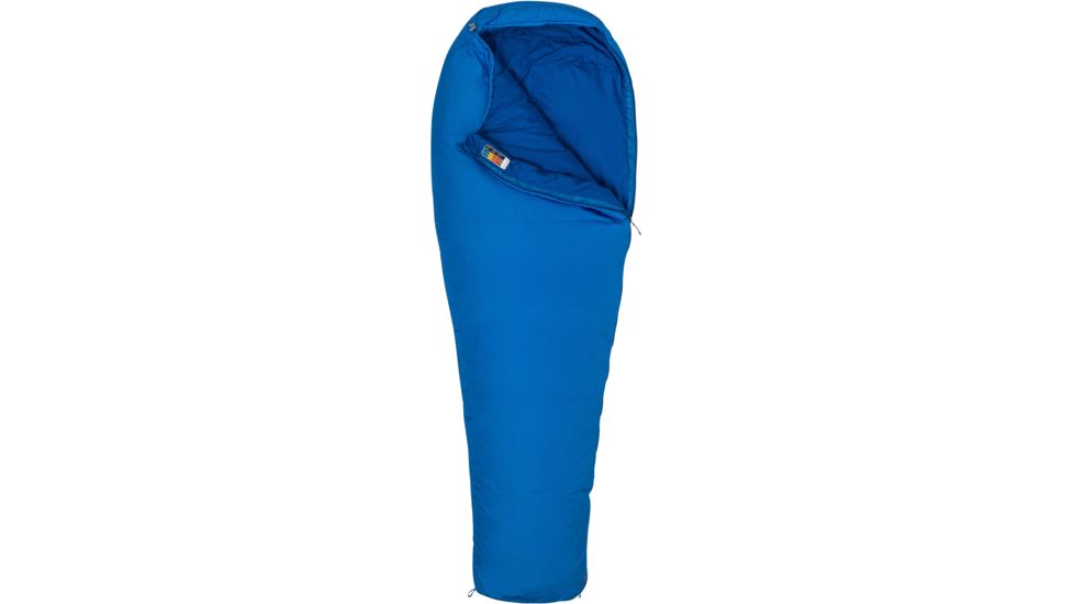 Marmot NanoWave 25 Sleeping Bag-Cobalt Blue-Long-Left