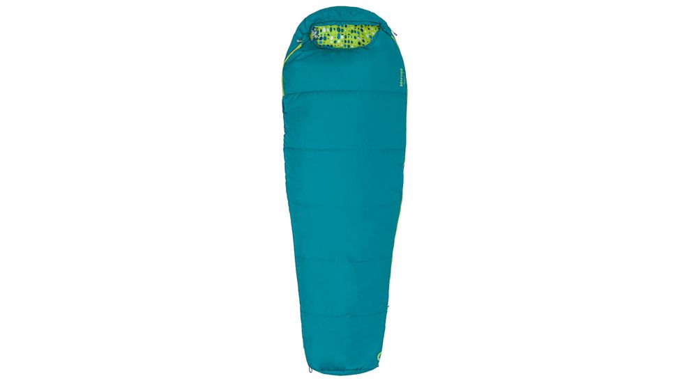 Marmot Nanowave 40 Sleeping Bag - Kid's, Malachite, Reg 5ft / Left Zip, 38880-3679-LZ