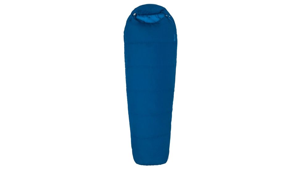 Marmot Nanowave 50 Semi Rec Sleeping Bag, Estate Blue, Regular, Left Zip, 38800-2230-LZ