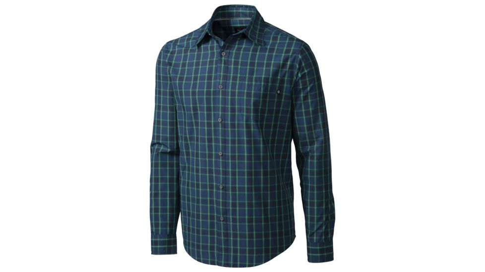 Marmot Narrows Long Sleeve Shirt - Men's-Blue Night-Small