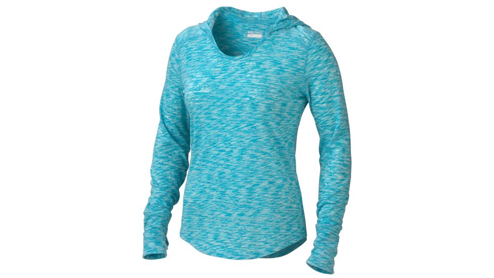 Marmot Natasha Burnout Hoodie - Women's -Ocean-Large