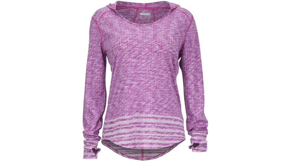 Marmot Natasha Burnout Hoodie - Women's -Vibrant Fuchsia-Medium