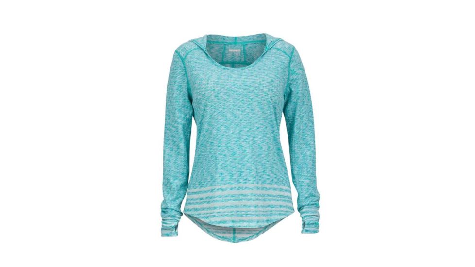 Marmot Natasha Burnout Hoody, Crystal Green, XL, 58610-4012-XL