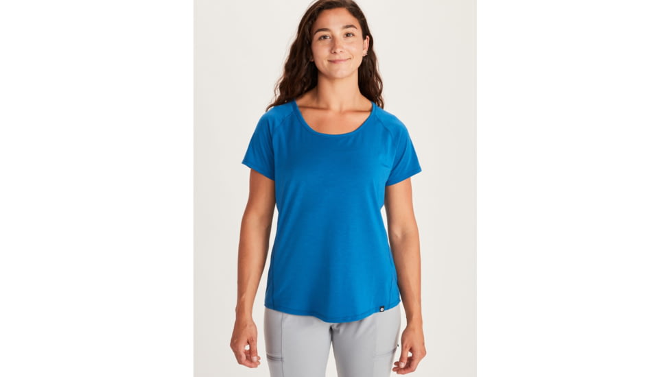Marmot Neaera Short Sleeve - Womens, Classic Blue, Medium, 47020-2200-M