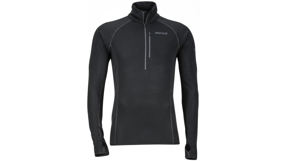 Marmot Neothermo 1/2 Zip - Men's -Black-Medium