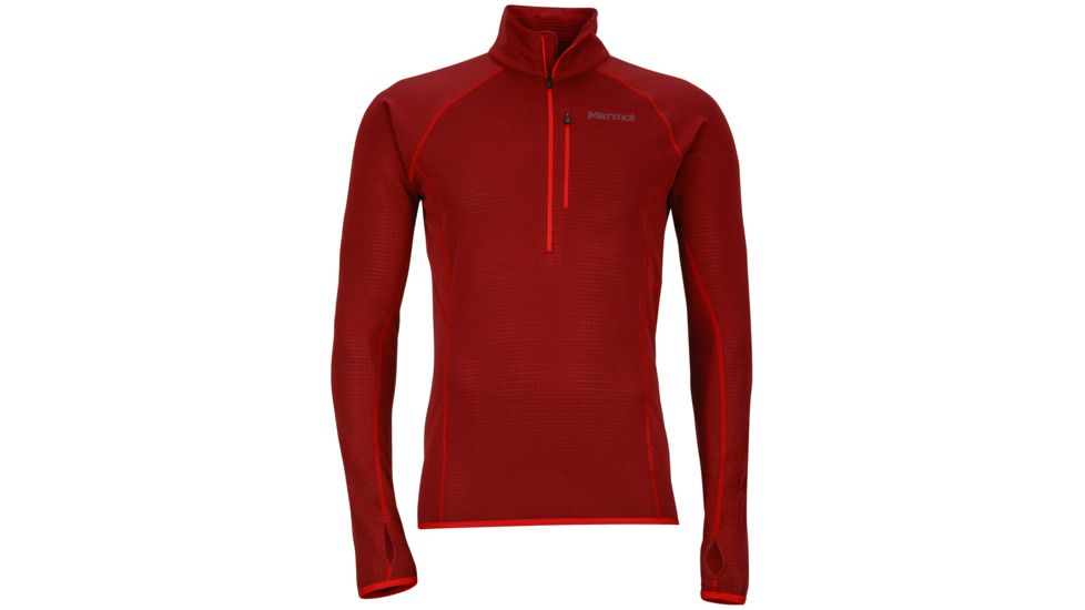 Marmot Neothermo 1/2 Zip - Men's -Brick-Small