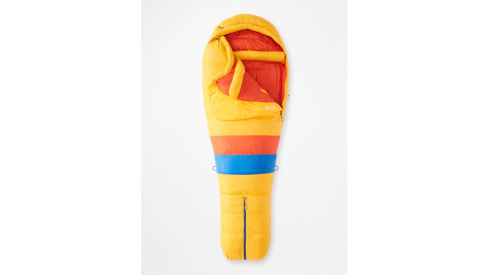 Marmot Never Summer Sleeping Bags - Mens, Solar/Red Sun, Dual-Zip, M12791-19622-DZ