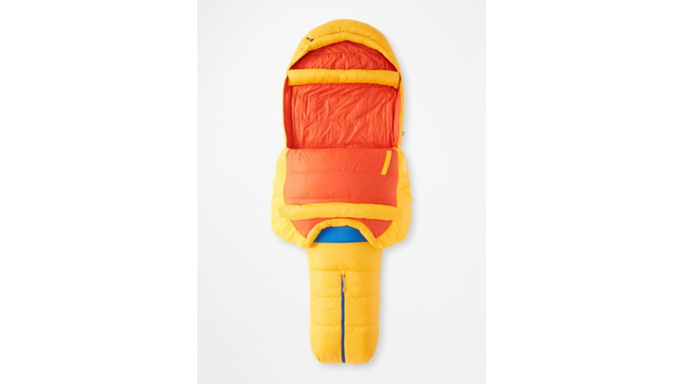 Marmot Never Summer Sleeping Bags - Mens, Solar/Red Sun, Dual-Zip, M12791-19622-DZ
