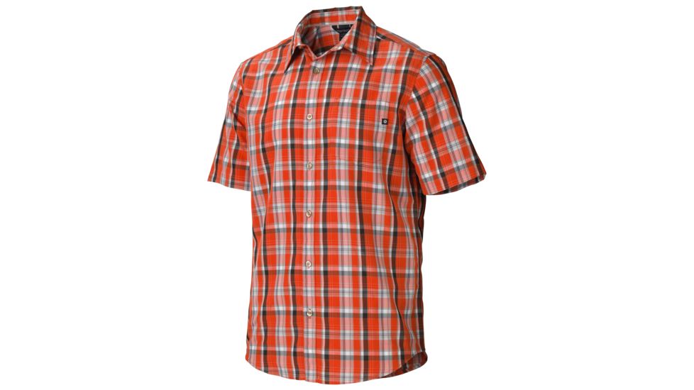 Marmot Newport Short Sleeve - Men's-Rusted Orange-Small