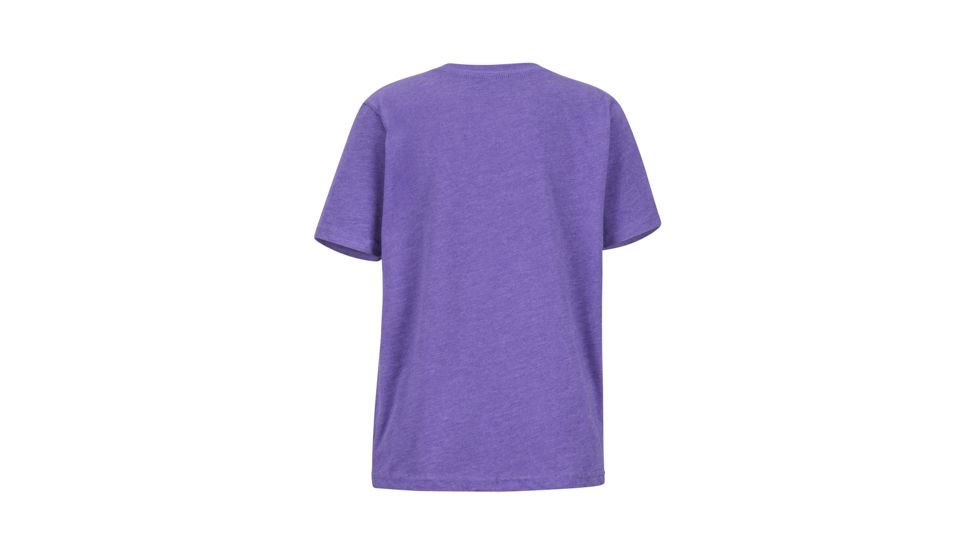 Marmot Nico Tee - Girls, Purple Rush Heather, Medium, 42830-8691-M