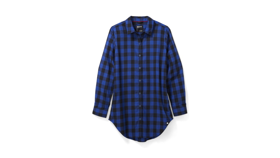 Marmot Nicolet Lightweight Flannel LS - Womens, Royal Night, Extra Small, 31330-3942-XS
