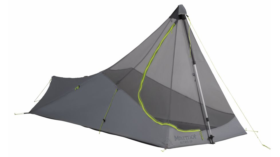 Marmot Nitro 1P - 1 Person, 3 Season-Green Lime/Steel